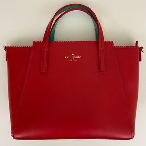 Kate Spade cherry red tote